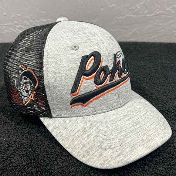 🔥🏈 OKLAHOMA STATE COWBOYS Mesh Back Snapback HAT - OSFA - PERFECT!!! - Picture 2 of 11